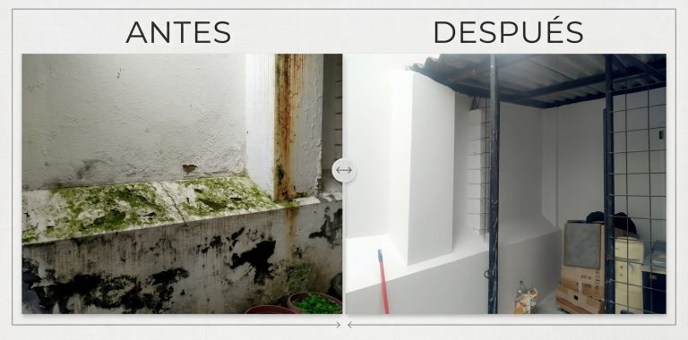 pared antes depues